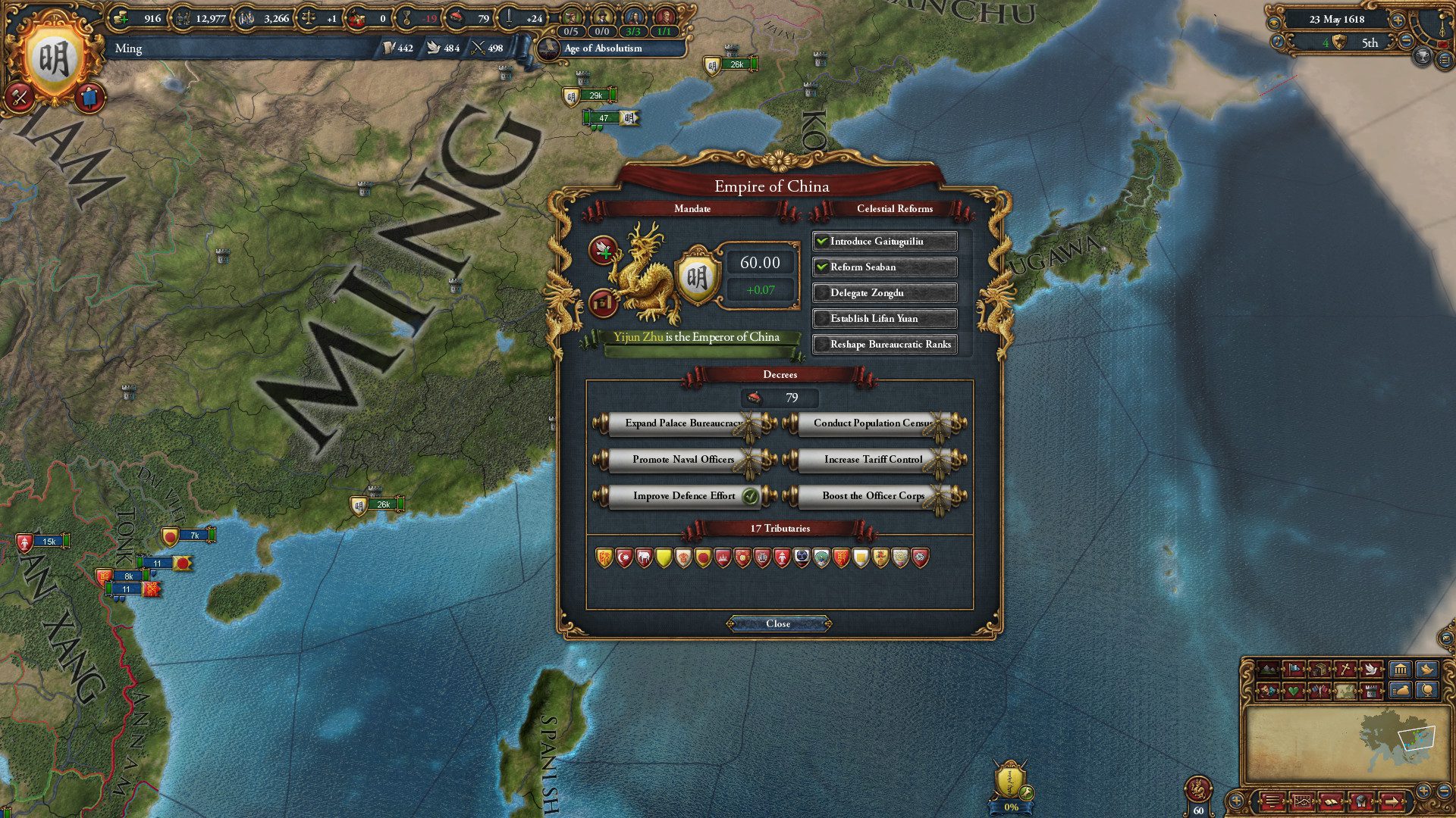 europa universalis iv: mandate of heaven