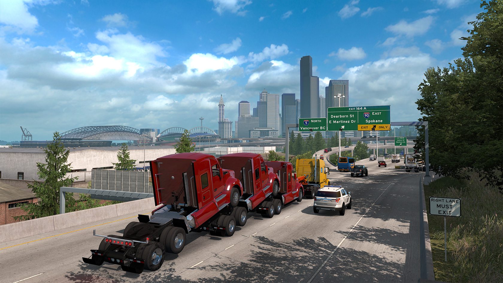 american truck simulator - washington