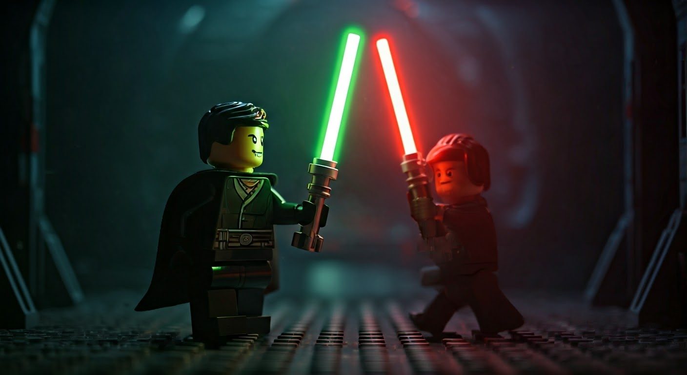 Duel of the Fates in Lego Star Wars